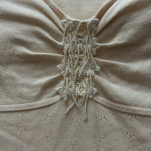 Set of 5 crop fitted tops size small women’s Tommy Hilfiger yogi am eagle etc - Picture 10 of 11